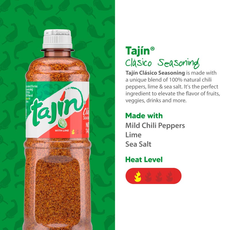 Tajin Tajín Clásico Chile Lime Seasoning 14 oz (Pack of 1) - Image 3